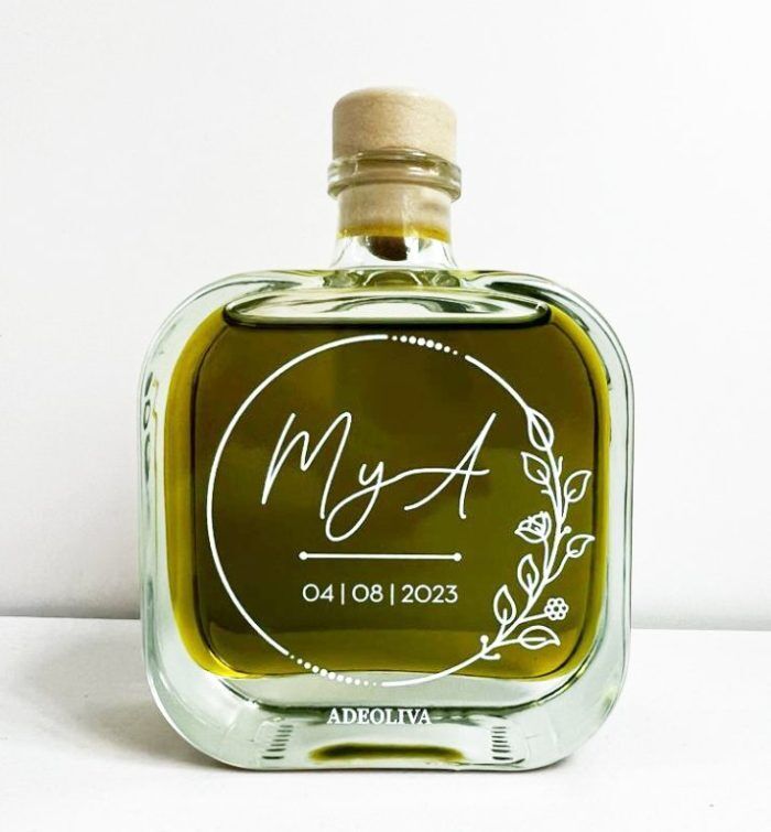 Bouteille d'Huile d'Olive PREMIUM Mélanie 100ml ou 200ml pour les mariages 1 Aceite de oliva botellita melanie 100ml bodas