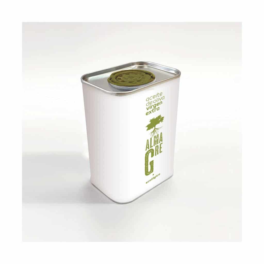 Huile d'olive V.E. Almagre - Huile d'olive biologique précoce Boîte 250ml Mariage et Communion (Boîte 12) 2 Huile d'olive V.E. Almagre - Huile d'olive biologique précoce Boîte 250ml Mariage et Communion (Boîte 12) – Image 2