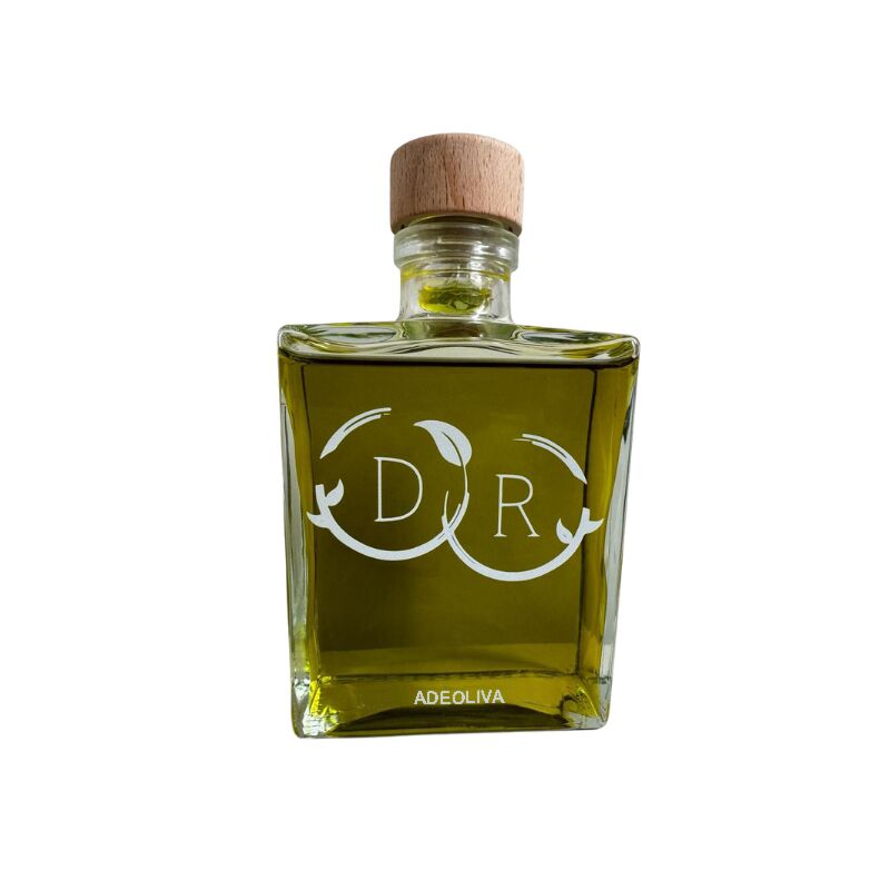 Huile d'Olive PREMIUM en Flasque 100ml pour les mariages 1 Bouteille d'huile d'olive vierge extra Petaca 100 ml pour les mariages