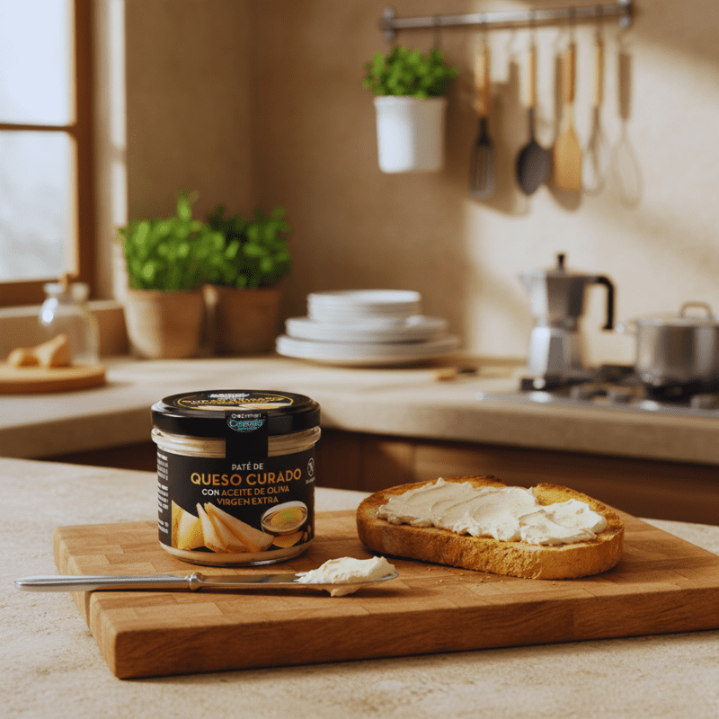 T Paté Queso Curado 2 Pate queso con aceite